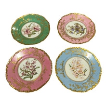 Load image into Gallery viewer, 9" T&amp;V France Limoges PorcelainHand Painted Orchid Series Set of 9 Plates

