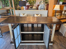 Load image into Gallery viewer, 72.5" L x 28" D x 38" H Reclaimed, Repurposed Kitchen Cottage Island
