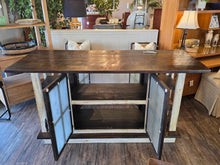 Load image into Gallery viewer, 72.5" L x 28" D x 38" H Reclaimed, Repurposed Kitchen Cottage Island
