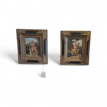 Load image into Gallery viewer, 13.5/8" x17.5/8" Set of 2 Mckay Reproduction "Singerie" Art or Monkey Art
