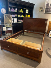 Load image into Gallery viewer, Bassett Queen Bed Frame w/Storage Drawers
