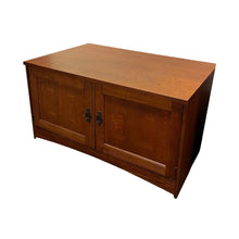 Load image into Gallery viewer, 44.25"W x 28'D x 24"H BASSETT Mission Style TV/Entertainment Stand

