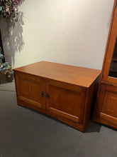 Load image into Gallery viewer, 44.25"W x 28'D x 24"H BASSETT Mission Style TV/Entertainment Stand
