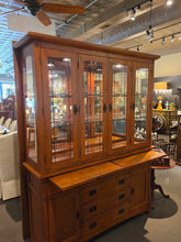 Load image into Gallery viewer, 64" L x 84" H x 18" D Rivers' Edge Furniture Co. Mission Style China Cabinet
