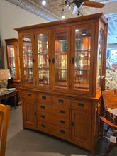 Load image into Gallery viewer, 64" L x 84" H x 18" D Rivers' Edge Furniture Co. Mission Style China Cabinet
