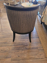 Load image into Gallery viewer, 25.5" W x 38.5" ETHAN ALLEN Empire Style Upholstered Chair
