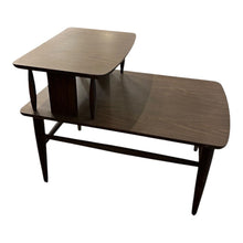 Load image into Gallery viewer, 20"W x 29"D x 22"H MCM Step-up Side Table As-Is
