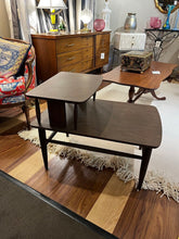 Load image into Gallery viewer, 20"W x 29"D x 22"H MCM Step-up Side Table As-Is
