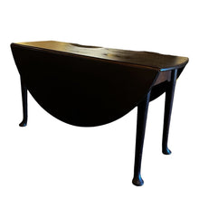 Load image into Gallery viewer, 54"L x 19"D x 28.5"H Antique 18th Century Mahogany Drop Leaf Table Imperfect
