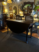 Load image into Gallery viewer, 54"L x 19"D x 28.5"H Antique 18th Century Mahogany Drop Leaf Table Imperfect
