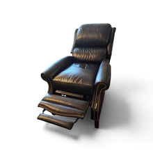 Load image into Gallery viewer, 35" W x 36" H Bradington Leather Recliner w/ Nail head Trim
