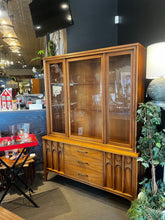 Load image into Gallery viewer, 55.25"L x 16"D x 73"H Kent Coffey Perspecta MCM Hutch

