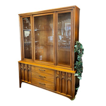 Load image into Gallery viewer, 55.25"L x 16"D x 73"H Kent Coffey Perspecta MCM Hutch
