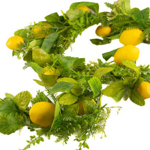 Load image into Gallery viewer, Artificial Sunny Yellow Citrus Lemon Garland - 5 foot long
