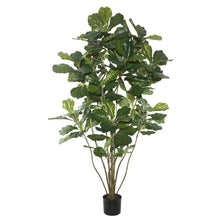 Load image into Gallery viewer, Vickerman 5' Potted Fiddle Tree W/168 Leaves-Green
