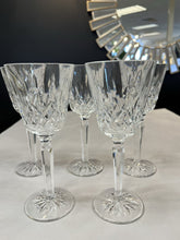 Load image into Gallery viewer, 7.5&quot; Waterford Crystal Lismore Tall Claret Glasses Set of 5 w/ boxes
