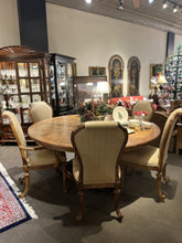 Load image into Gallery viewer, 71&quot;Dia x 29.5&quot;H Century Round Pedestal Dining Table w/ 6 Chairs
