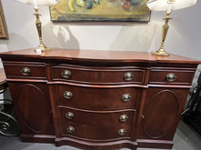 Load image into Gallery viewer, 62&quot;L x 22&quot;D x 37&quot;H Drexel Mahogany Sideboard/Buffet
