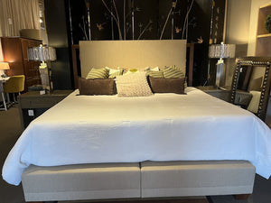 61"H x 83"L Dennis Miller NY Designer King Bed (retails for $12,000)