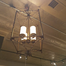 Load image into Gallery viewer, Rustic Bird Cage Candlelight Chandelier
